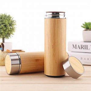 Bamboo Thermos Mug